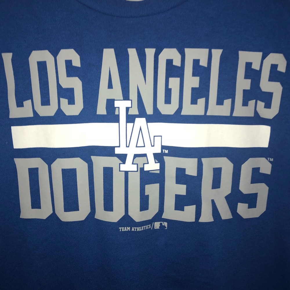 NEW LOS ANGELES DODGERS BLUE GRAPHIC T-SHIRT